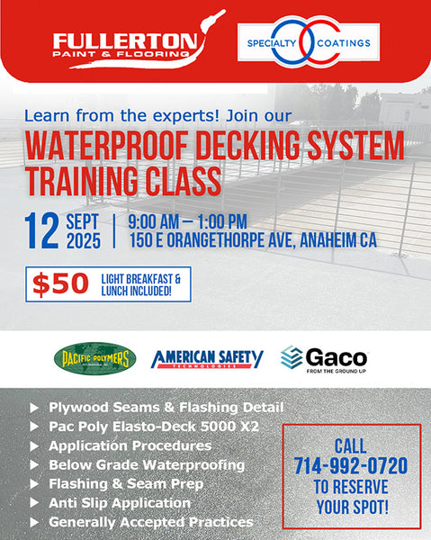 Waterproof Decking Training Class