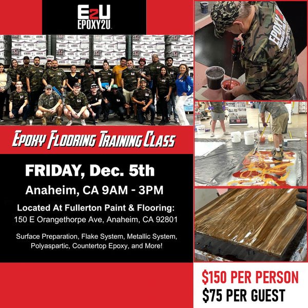 Epoxy Training Class 12/05/2025