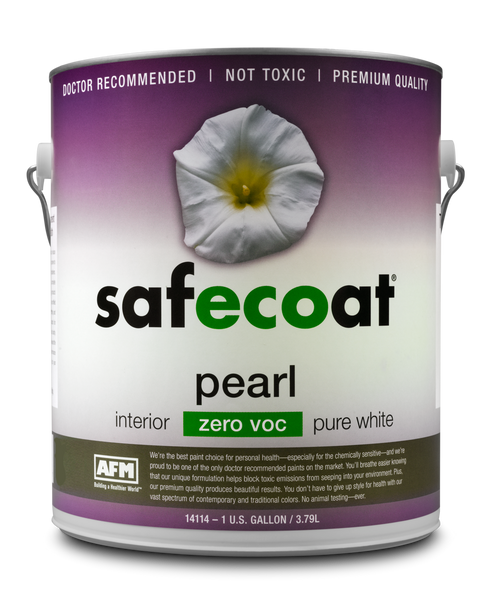 AFM Safecoat Interior Paint Pearl, Zero VOC (1 Gallon)