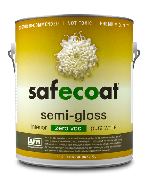 AFM Safecoat Interior Paint Semi-Gloss, Zero VOC (1 Gallon)